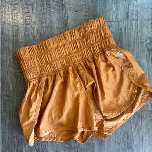 FP Movement by Free People Smocked Waist "The Way Home" Run Shorts